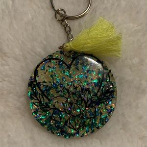 Handmade resin keychain